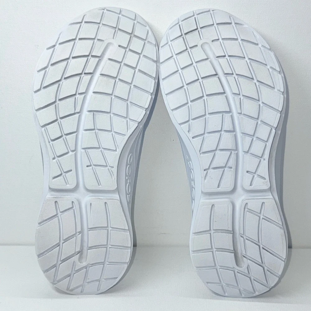 OOFOS Women’s White Athletic Slip-On Sneakers with Light Green Accents - Picture 6 of 8